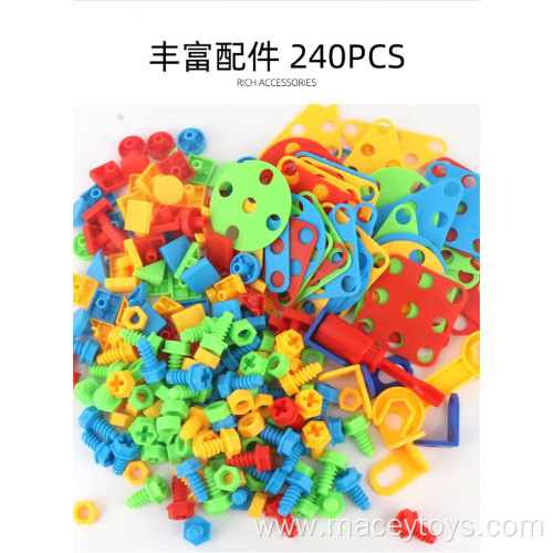 240pcs education building block set